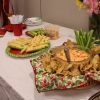 Yummy appetizers were plentiful